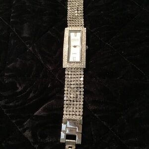 Badgley Mischka Rhinestone Bracelet Wrist Watch NWOT